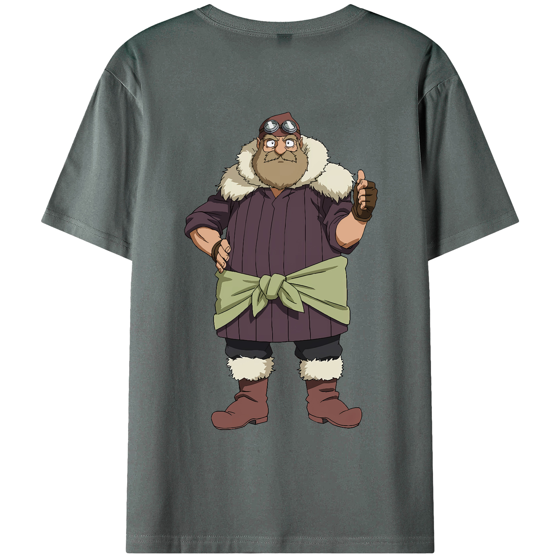 （画像用） 転スラ Regarding Reincarnated to Slime 綿100％ メンズ半袖Tシャツ（バックプリント） 通気性